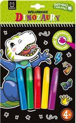 Welurkowe dinozaury. Dotykaj i koloruj