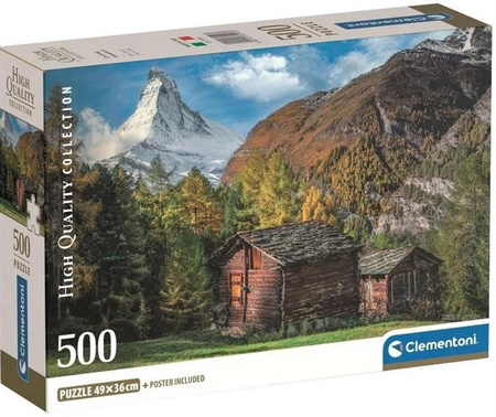 Puzzle 500 HQC Charming Matterhorn / Urokliwy Matterhorn