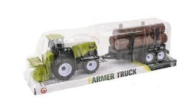 Kombajn z przyczepą