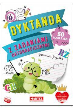 Dyktanda z zadaniami ortograficznymi z naklejkami