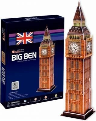 Zegar Big Ben Puzzle 3D 30 elem. CUBIC FUN