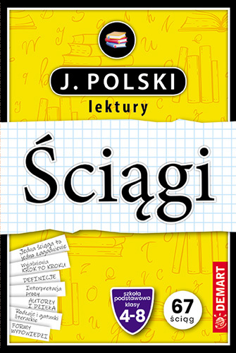 Język polski Lektury Ściągi edukacyjne kl. 4-8