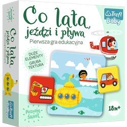 Co lata, jeździ i pływa Gra edukacyjna Trefl Baby