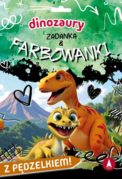 Zadanka & farbowanki. Dinozaury