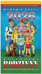 Kalendarz RODZINNY zdzierak 2026  (Z1)