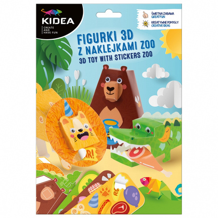 Figurki 3D z Naklejkami ZOO