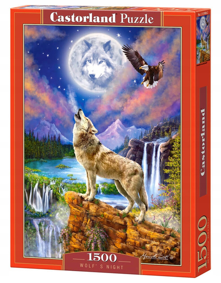 Puzzle 1500 elem. Wolfs night