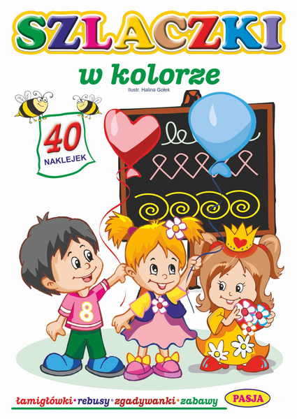 Szlaczki w kolorze z nalepkami