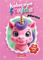 Kolorowanka z naklejkami Kolorowa frajda. Jednorożce
