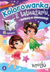 Kolorowanka z tatuażami. Wróżki