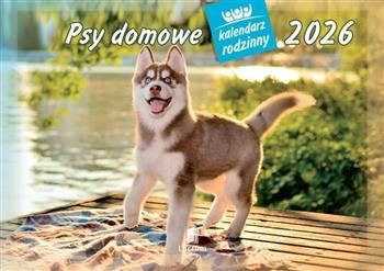 Kalendarz ścienny rodzinny 2026 Psy WL08