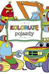 Koloruję pojazdy. Kolorowanka