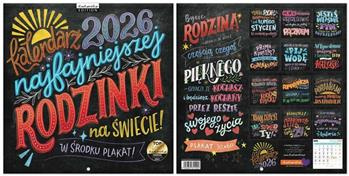 Kalendarz Classic Q TABLICA Najfajniejszej rodzinki 2026
