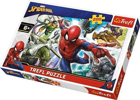 Puzzle 200 Spiaderman Urodzony bohater