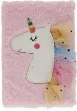 Notes A5 pluszowy pastelowy Unicorn