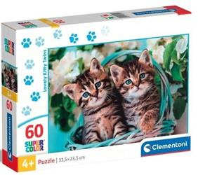 Puzzle 60 Noli kochane kotki SuperColor