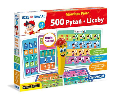 Mówiące pióro 500 pytań Liczby Uczę się bawiąc