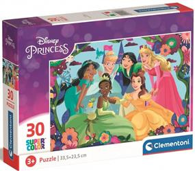Puzzle 30 Disney Księżniczki Super Kolor