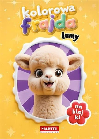 Kolorowanka z naklejkami Kolorowa frajda. Lamy