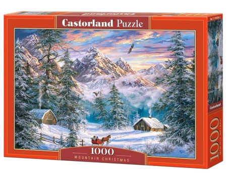 Puzzle 1000 elem Mountain Christmas
