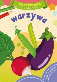 Maluszkowe malowanie. Warzywa. Kolorowanka