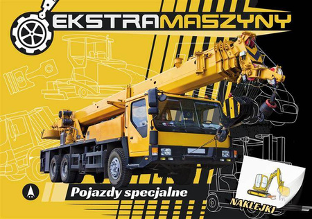 Ekstramaszyny. Pojazdy specjalne. Kolorowanka
