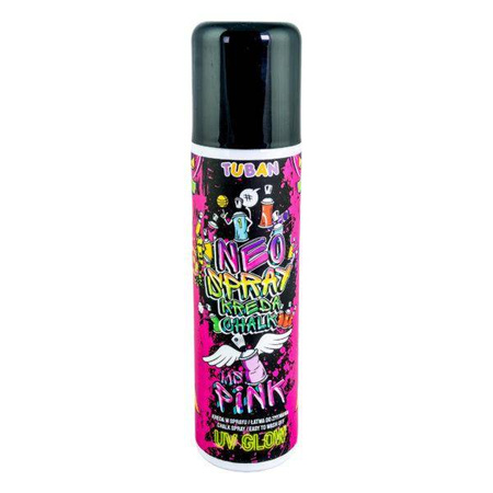 Neo kreda spray 150ml świecąca w ciemności różowy