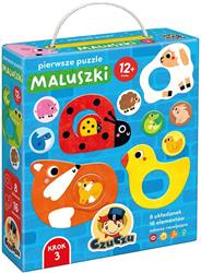 CzuCzu Pierwsze puzzle Maluszki dla dzieci 12m+