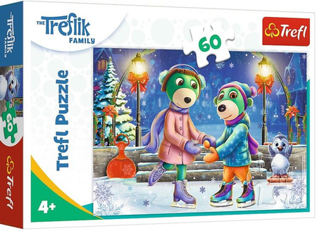 Puzzle 60 el. Zima u Treflików