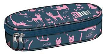 Piórnik saszetka usztywniona Stright Lazy cats