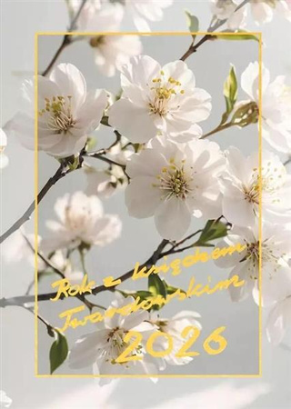 Kalendarz z księdzem Twardowskim 2026 Kwiat wiśni