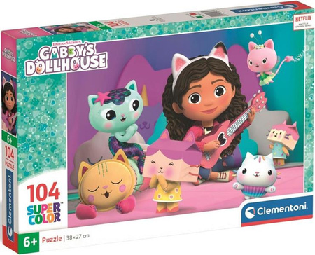 Puzzle 104 elem Koci Domek Gabi 25033