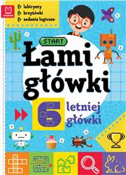 Łamigłówki 6-letniej główki. Labirynty, krzyżówki, zadania logiczne.