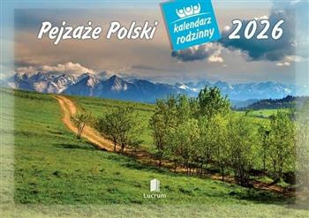 Kalendarz ścienny rodzinny 2026 Pejzaże Polski WL03