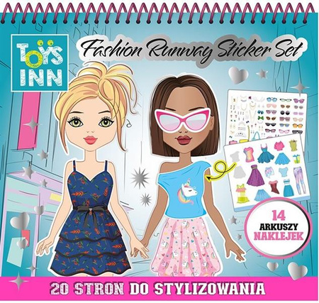 Fashion runaway sticker set 