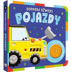 Dopasuj dźwięki pojazdy Książeczka dźwiękowa