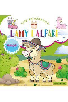 Blok kolorowanek Lamy i alpaki
