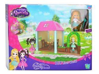 Domek z laleczką 34x25x7cm ICOM