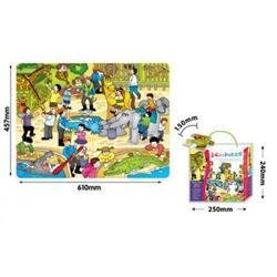 Mata z puzzli ZOO 24 elementów.  RUSSELL