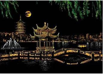 Magiczna zdrapka Jezioro West Lake