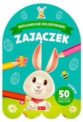 Wielkanocne kolorowanki. Zajączek