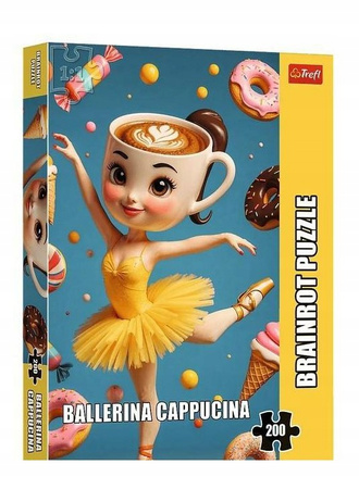 Puzzle 200 BrainRots Ballerina Cappucina