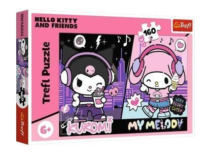 Puzzle 160 Kuromi rządzi/ Hello Kitty