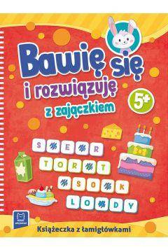 Bawię się i rozwiązuję z zajączkiem. 5+