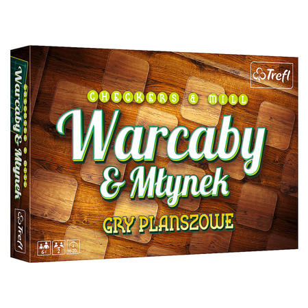 Gra Warcaby/Młynek klasyczne TREFL