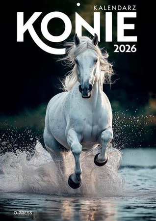 Kalendarz ścienny 2026 A4 Konie