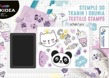 Zestaw stempli do dekoracji tkanin i obuwia
