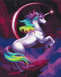 Malowanie po numerach - Bajkowy jednorożec 40x50cm