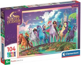 Puzzle 104 elem Akademia Jednorożców 1 25091