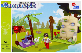 Klocki konstrukcyjne Kamping 122elem